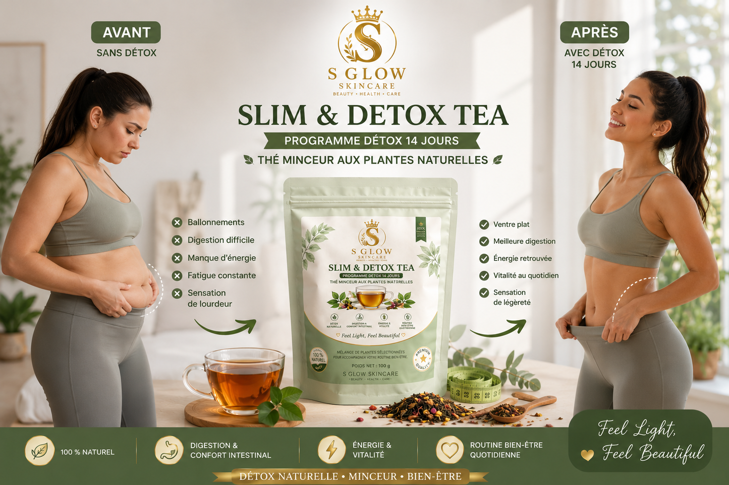 S Glow Slimming Tea