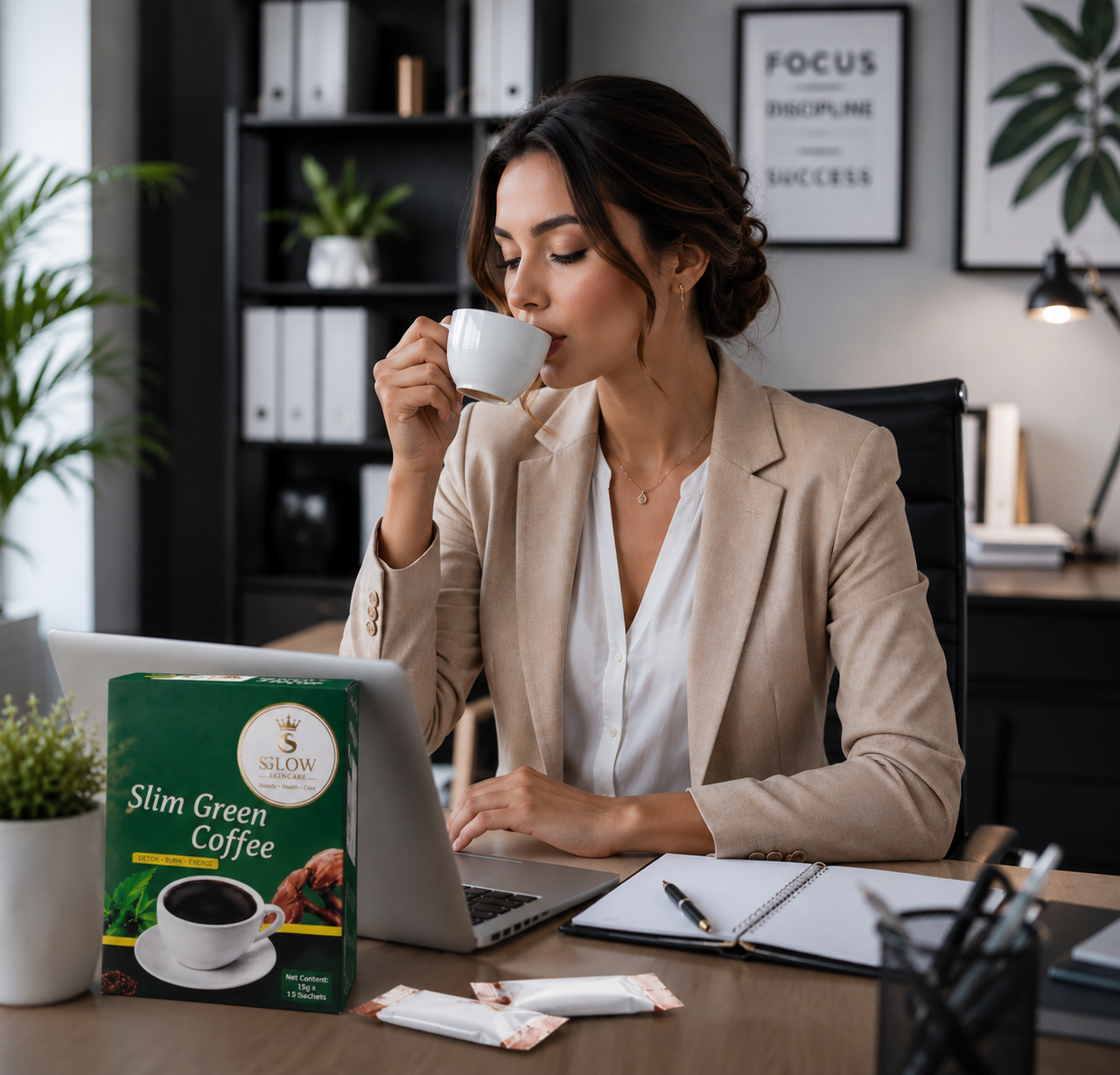 S Glow Slim Grüner Kaffee